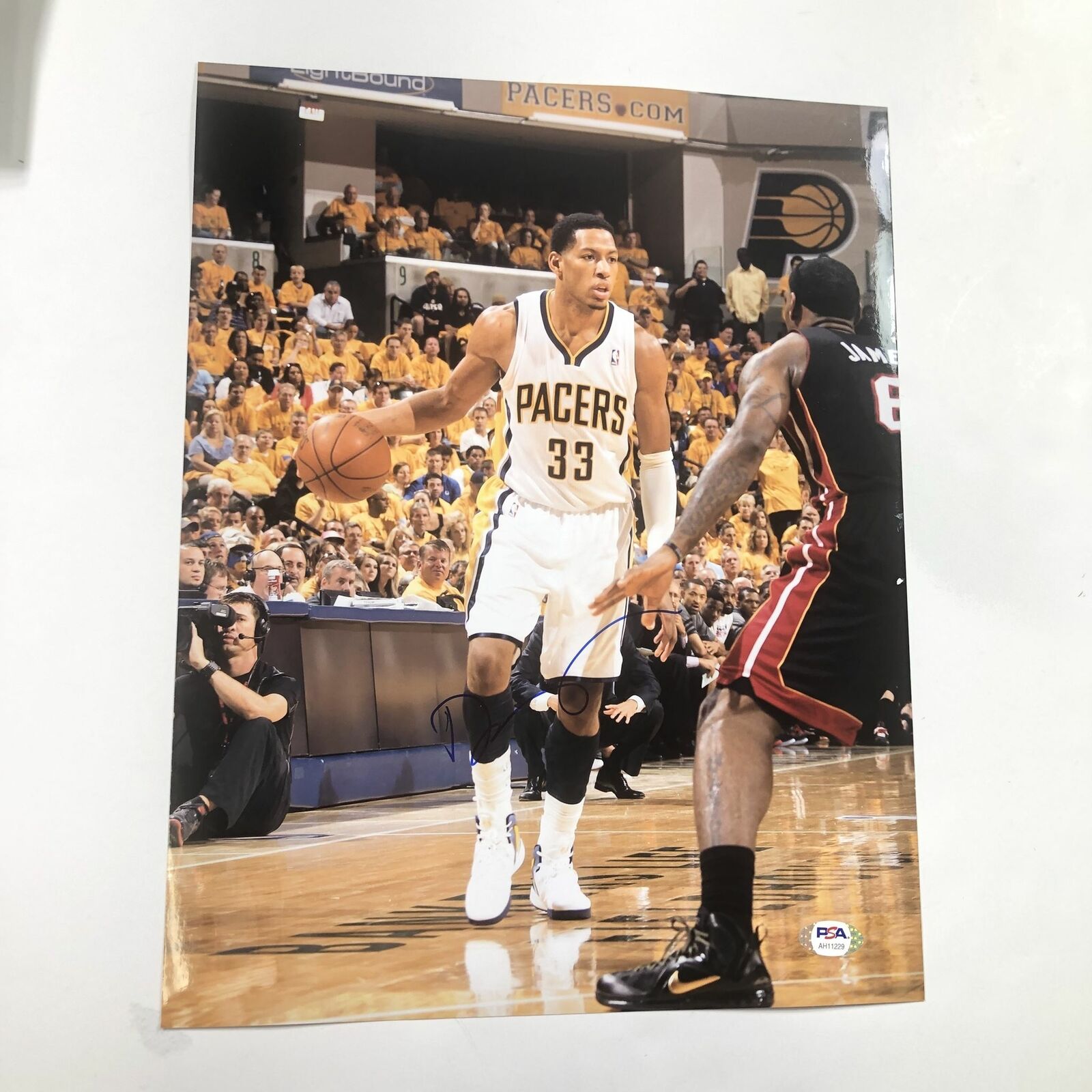 Danny Granger signed 11x14 Photo Poster painting PSA/DNA Indiana Pacers Autographed