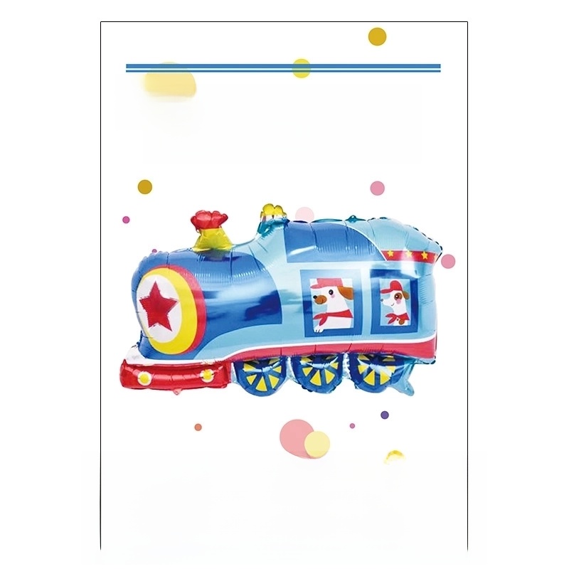 Birthday Cartoon Style Cute Car Airplane Aluminum Film Indoor Party Balloons