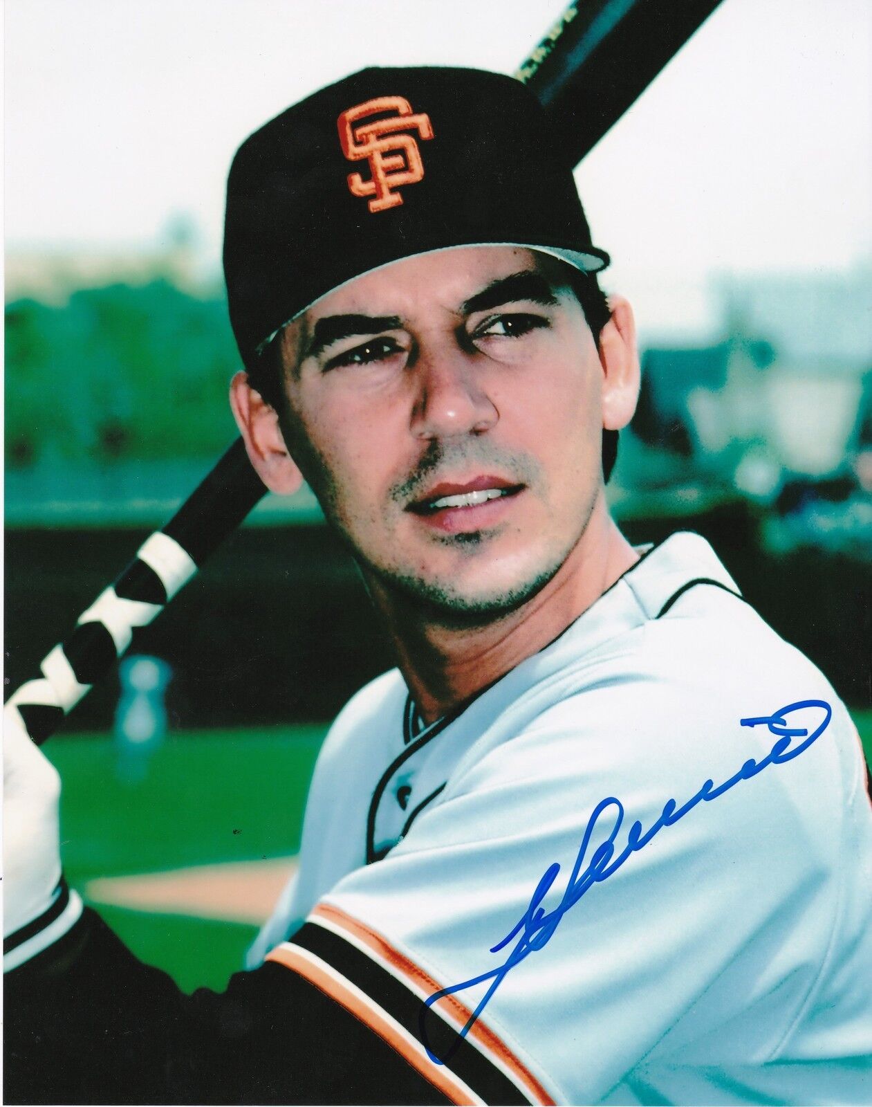 ALEX TREVINO SAN FRANCISCO GIANTS ACTION SIGNED 8x10