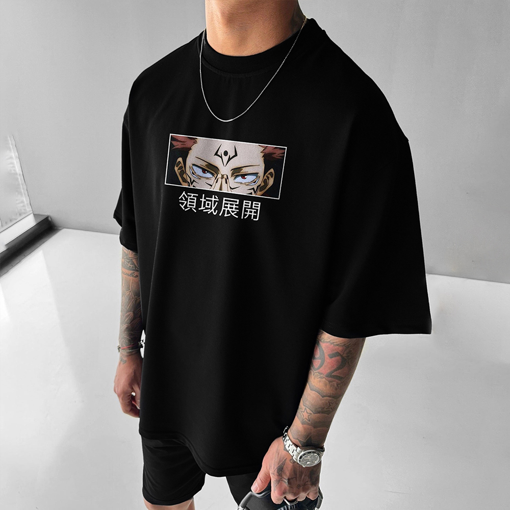 Unisex Casual Anime Print T-shirt  T-shirt