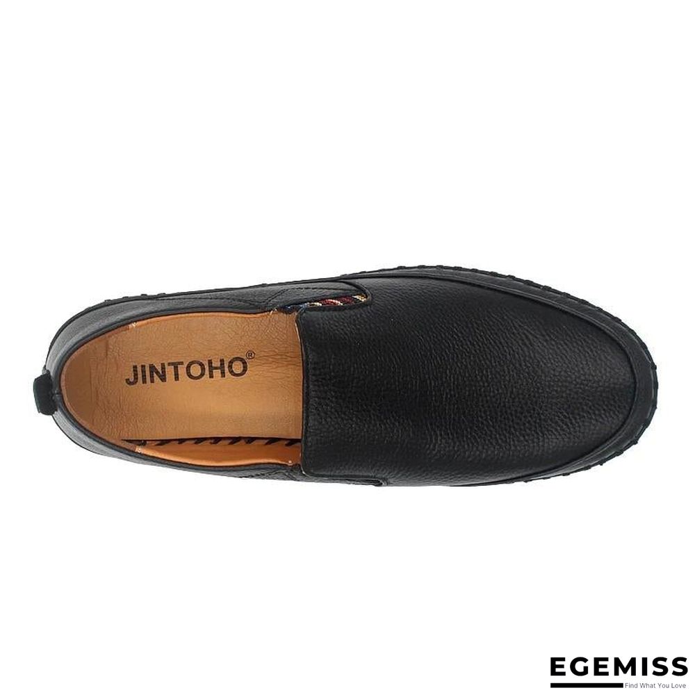 Leather Men Shoes Slip On Shoes Leather Loafers Mens Moccasins Shoes Italian Designer Shoes | EGEMISS