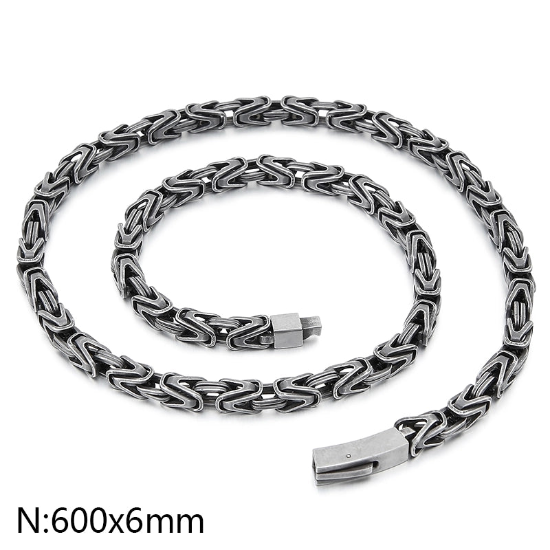 Jewelry Hip-Hop Geometric 304 Stainless Steel 18K Gold Plated Necklace