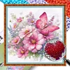Petit Flower-Partial 11CT Stamped Cross Stitch Bead Embroidery 36*36cm/14.17*14.17in tapestrymarket