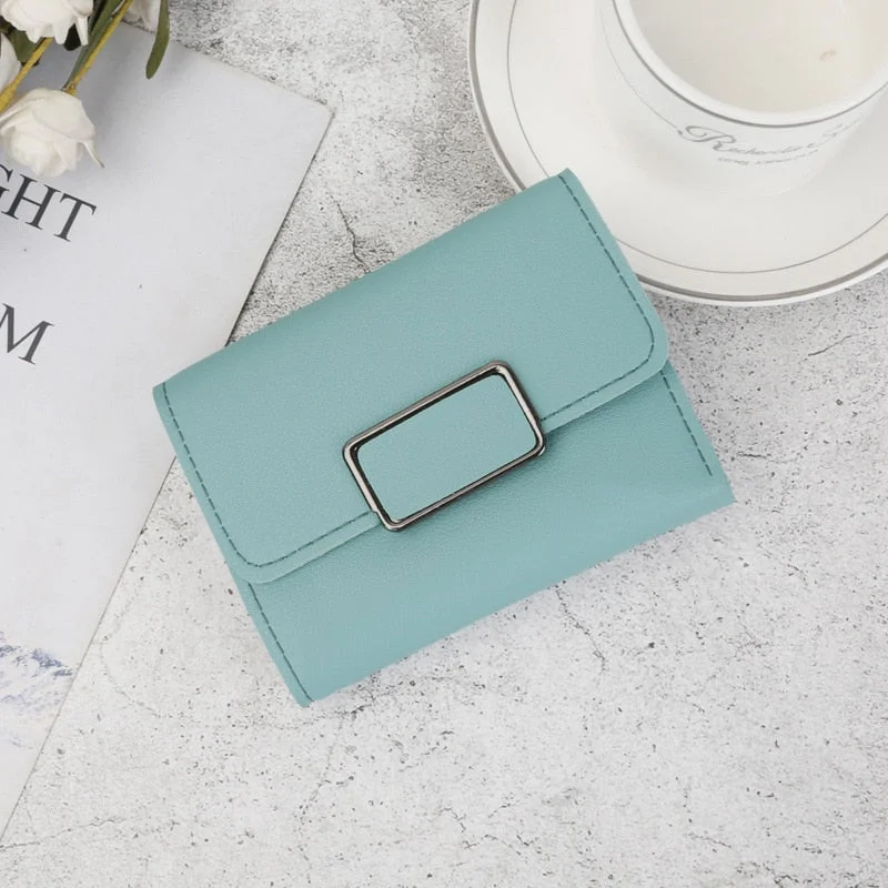 Women Wallets Small Fashion Brand Leather Purse Women Ladies Card Bag for Women 2019 Clutch Women Female Purse Money Clip Wallet