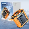Portable Waist Fan USB Rechargeable Clip on Wearable Belt Shirt Body Neck Fan