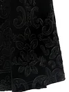 Women's Elegant Polyester Knit Midi Dress With Elastane, Machine Washable, Autumn/Winter Fashion