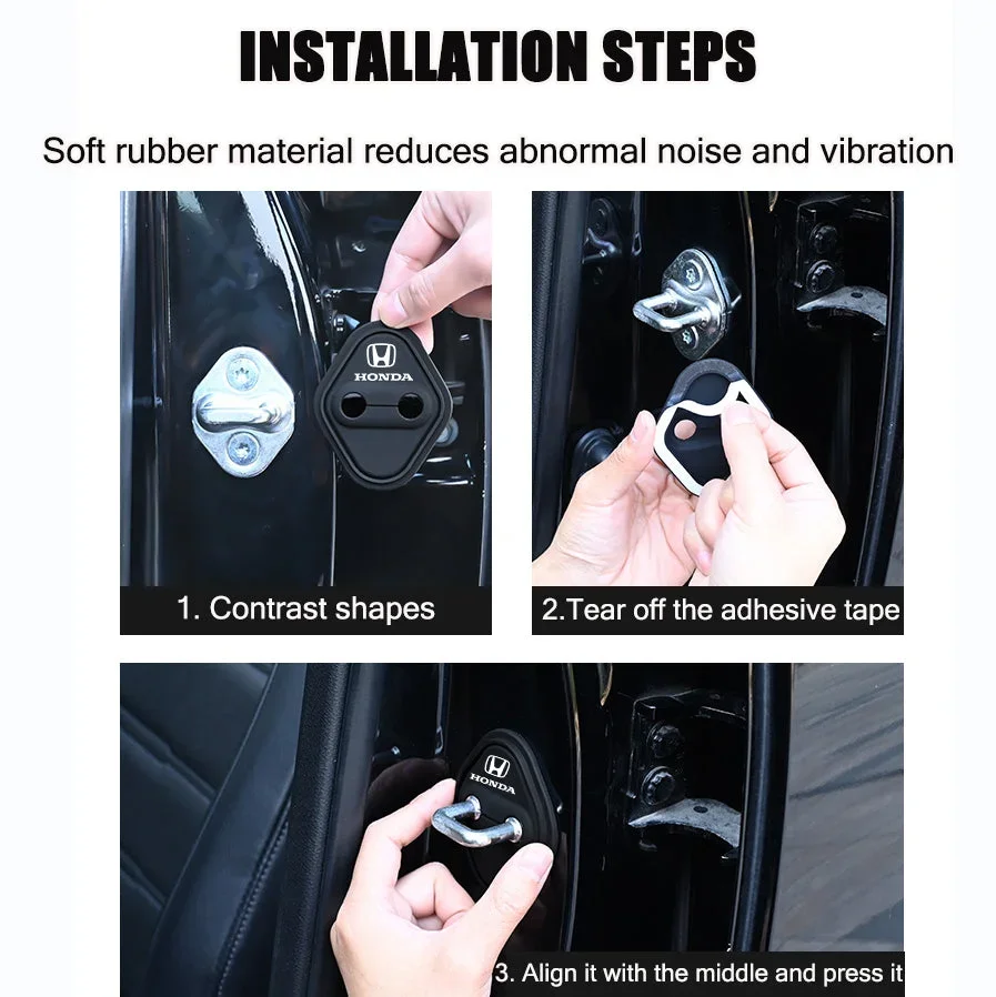 Car Silicone Door Latch Protective Cover(4PCS)