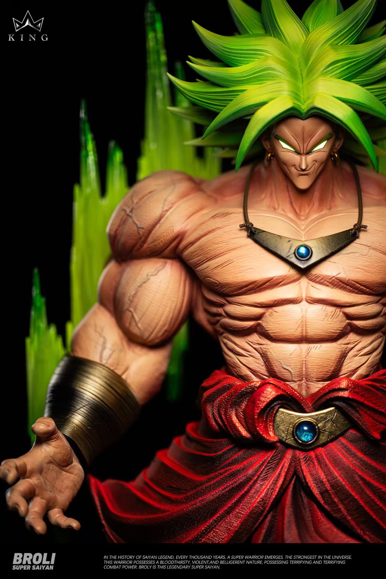 KING Studio - Dragon Ball Legendary Super Saiyan Broly Statue(GK)-