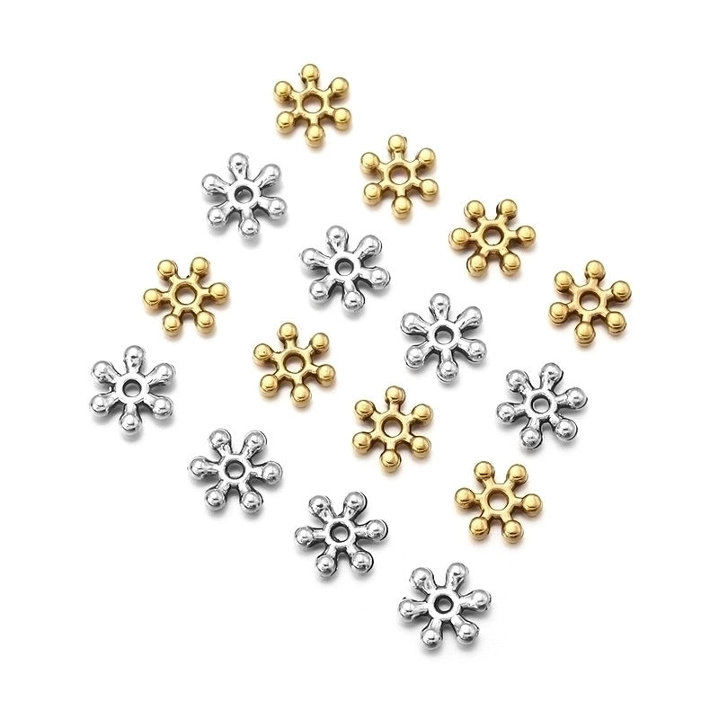 100 Pcs/package Minimalist Solid Color Alloy Plating Jewelry Accessories