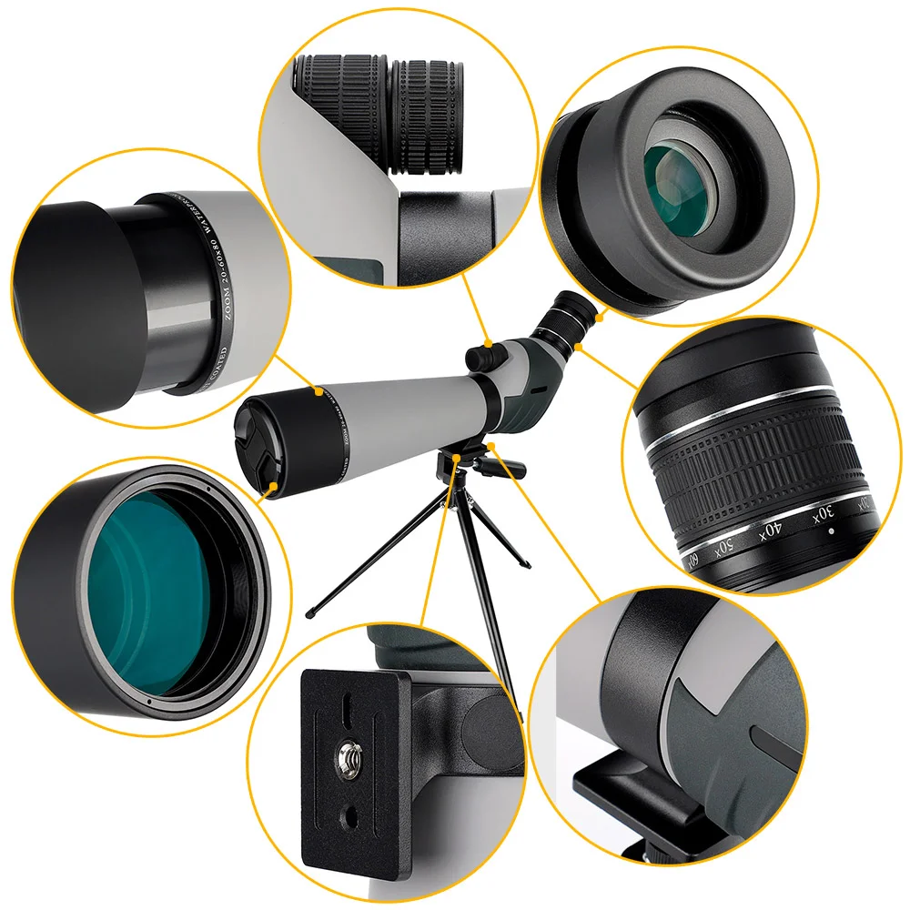 ohhunt® 20-60X80 SPOTTING SCOPES with Tripod