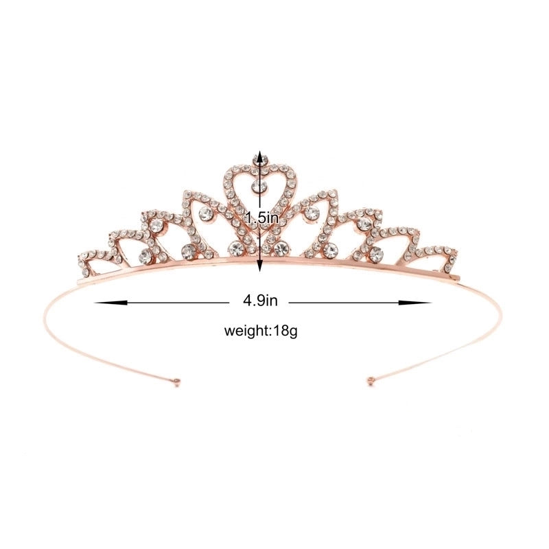 Factory Girl Crown Princess Simple Cute Headband Baby Festival Performance Hair Accessories Bride Crown Wedding Headdress