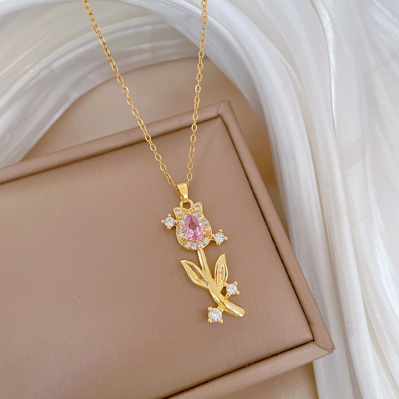 Moon Geometric Stainless Steel Stainless Steel Necklaces