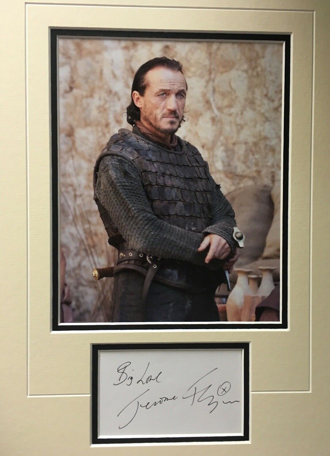 JEROME FLYNN - GAME OF THRONES ACTOR - EXCELLENT SIGNED COLOUR Photo Poster painting DISPLAY