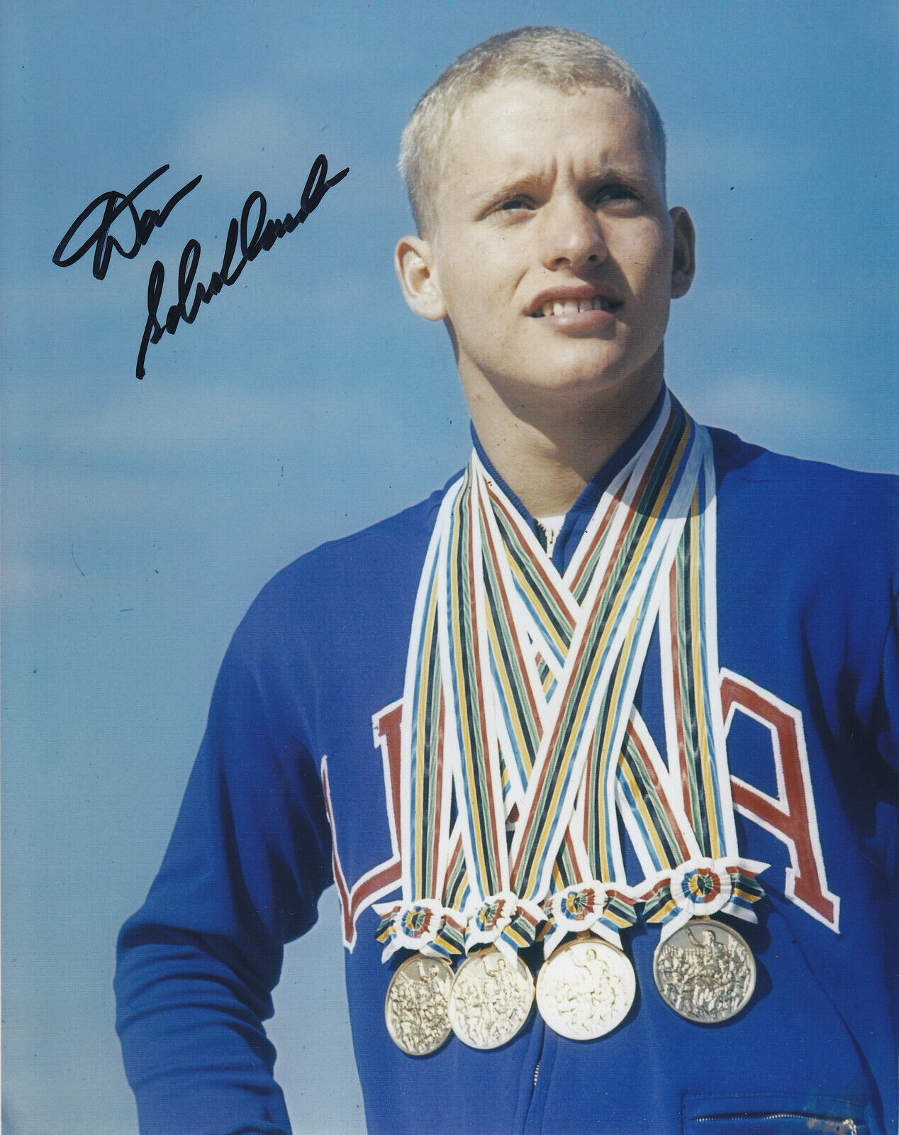 Don Schollander #0 8x10 Signed Photo Poster painting w/ COA Olympic 032419