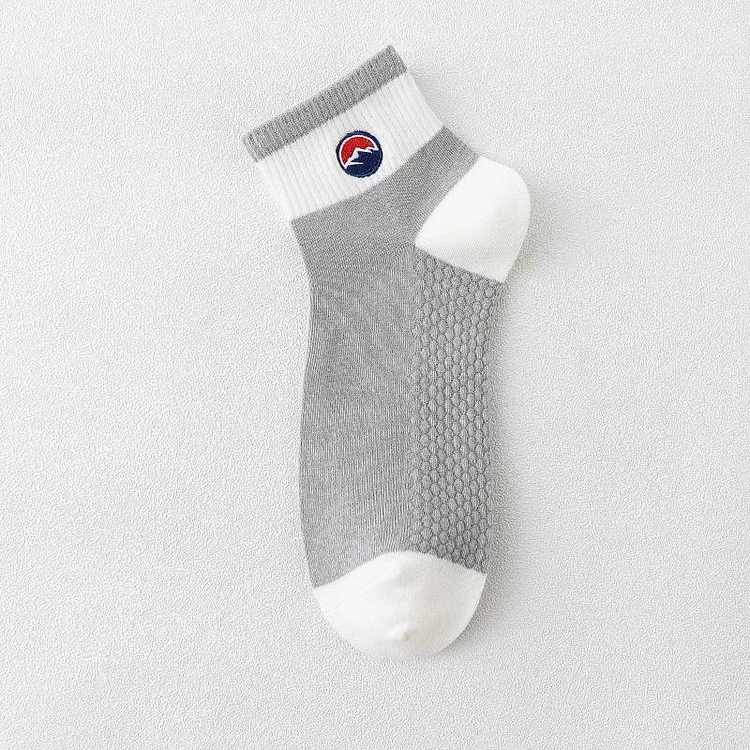 Round Badge Short Socks