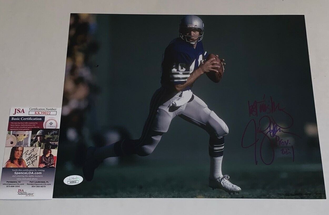 Jim Zorn signed Seattle Seahawks 11x14 Photo Poster painting autographed 3 JSA