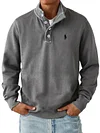 Men's Stylish Buttoned Stand Collar Sweatshirt