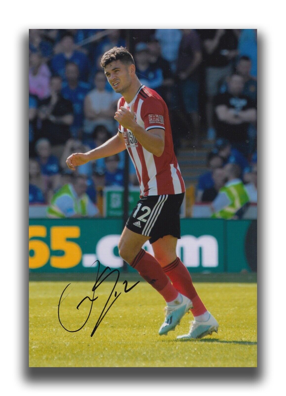 JOHN EGAN HAND SIGNED 12X8 Photo Poster painting - SHEFFIELD UNITED FOOTBALL AUTOGRAPH 3.