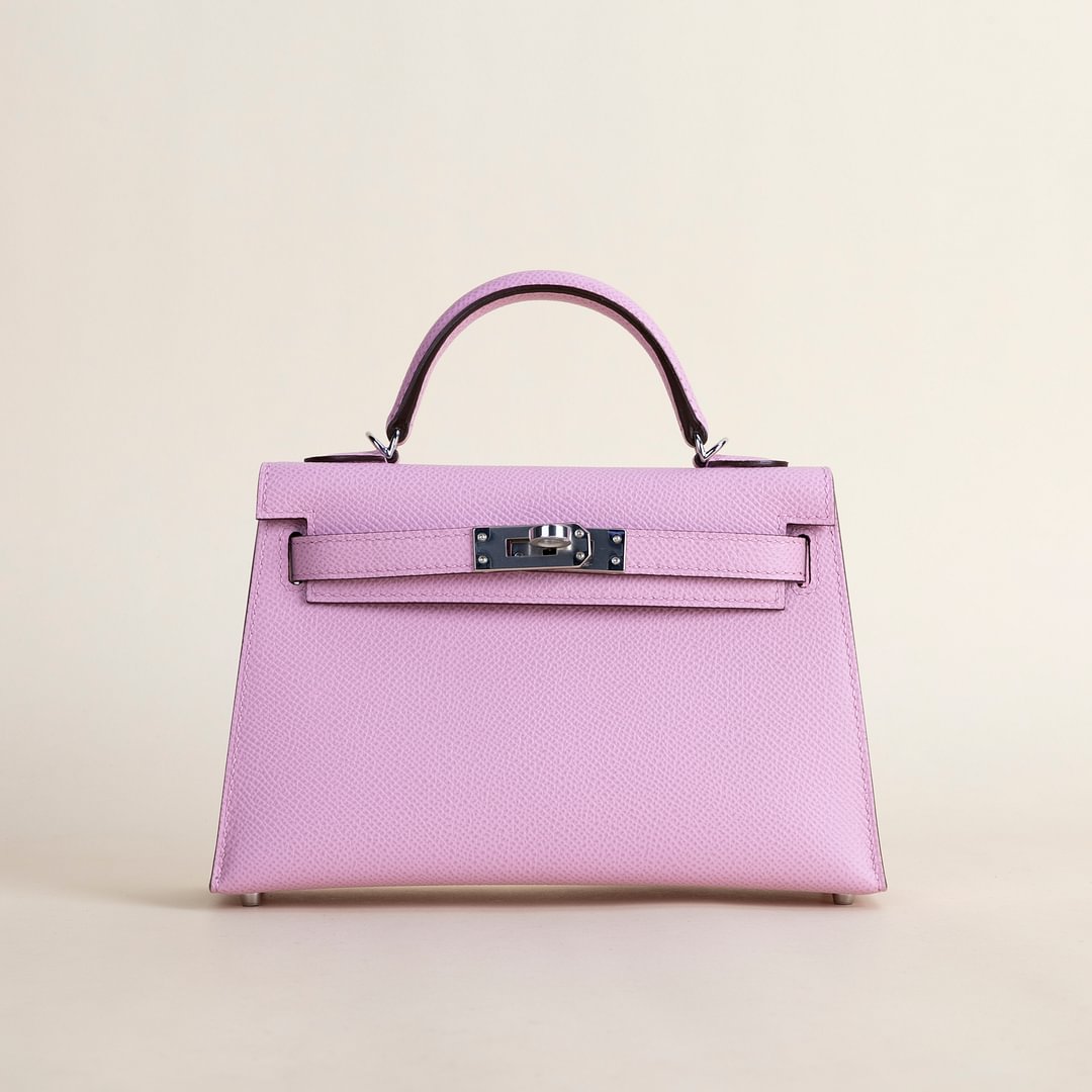Mini Kelly II Epsom X9 Mauve syivestre PHW