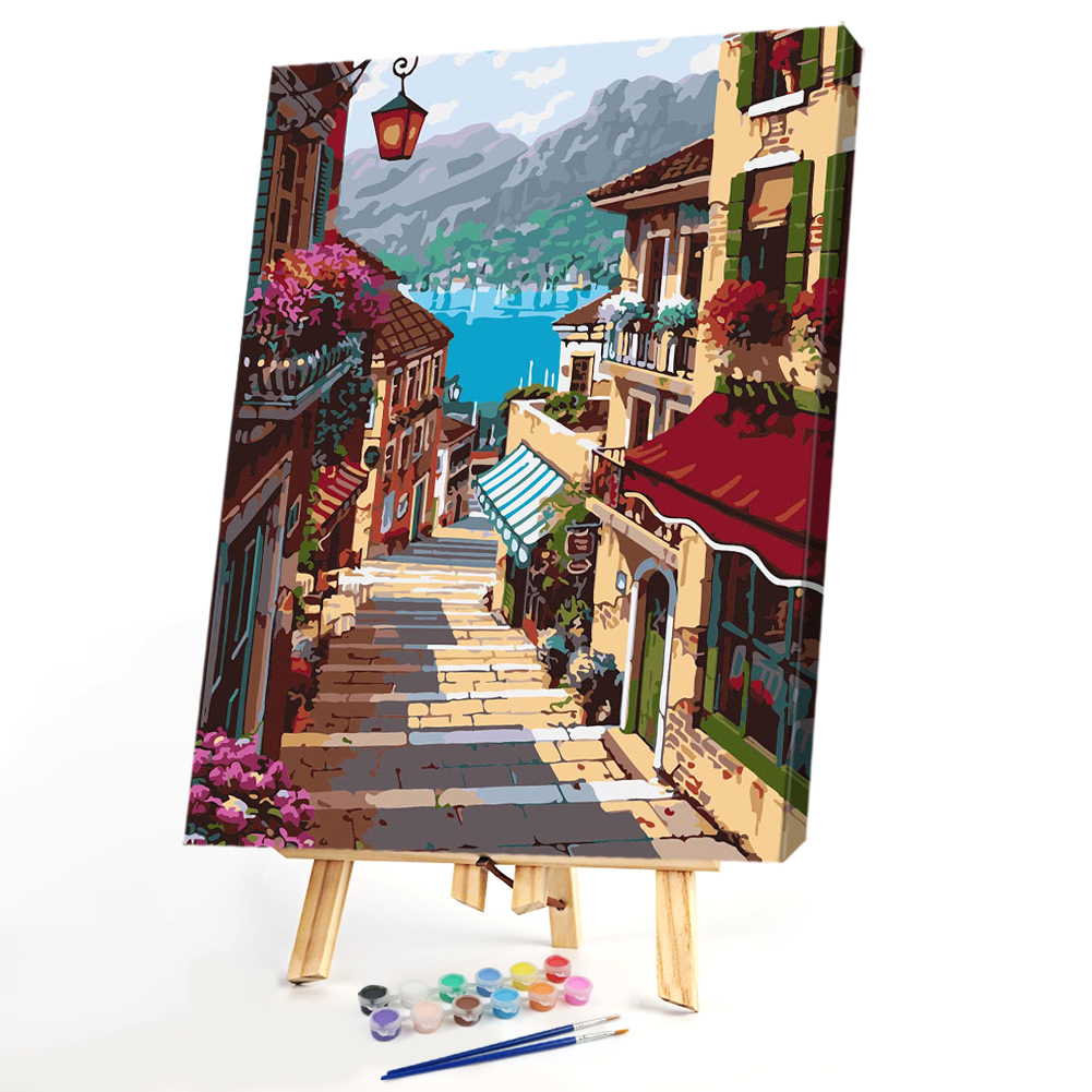 

30*40CM - Paint By Numbers - Street Scene, 501 Original