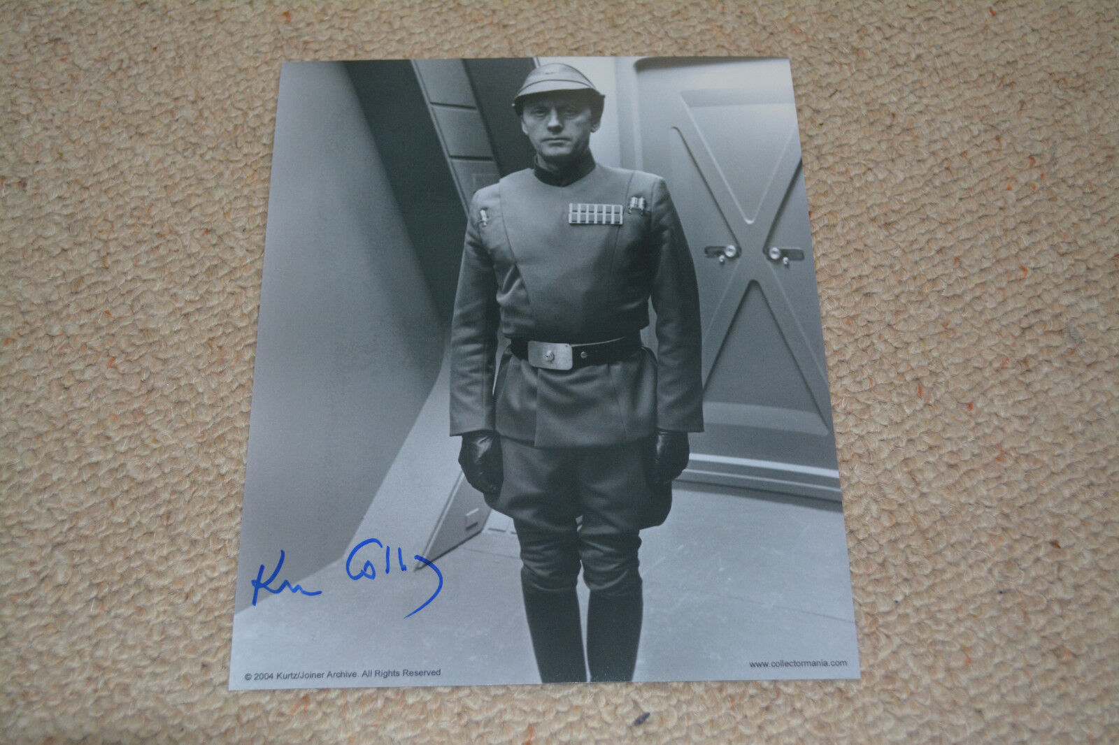 KENNETH COLLEY signed autograph 8x10 (20x25cm) In Person STAR WARS Admiral Piett