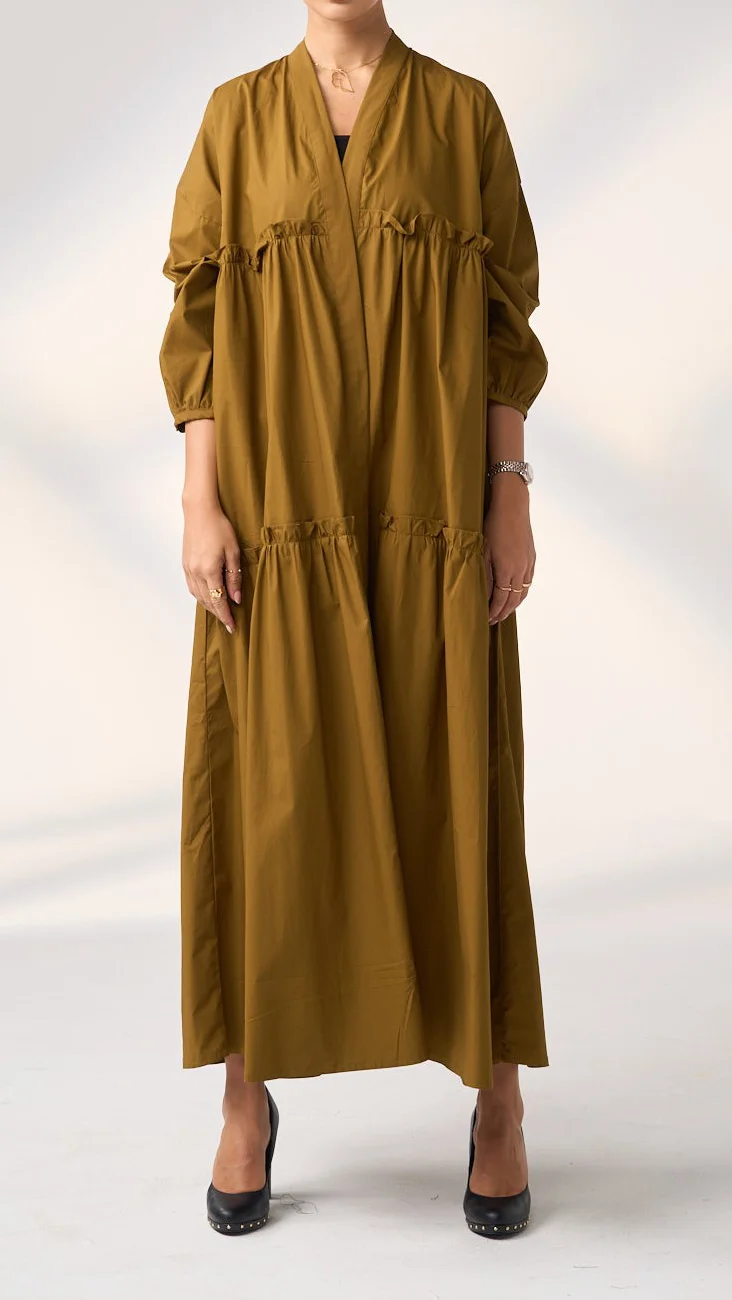 Cotton Linen Cardigan Abaya-inspireuse