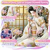 5D DIY Diamond Art Painting Kit Partial Drill Japanese(Tea Kimono Lady)