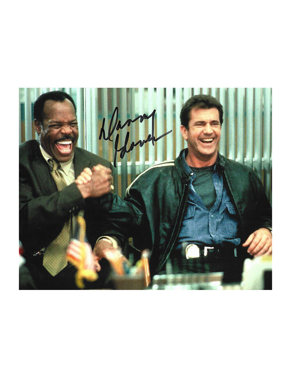 10x8 Lethal Weapon 4 Print Signed by Danny Glover 100% Authentic + COA