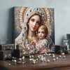 (Pre-Framed)Virgin Mary-Special Shape Diamond Painting Kit(30x30cm)