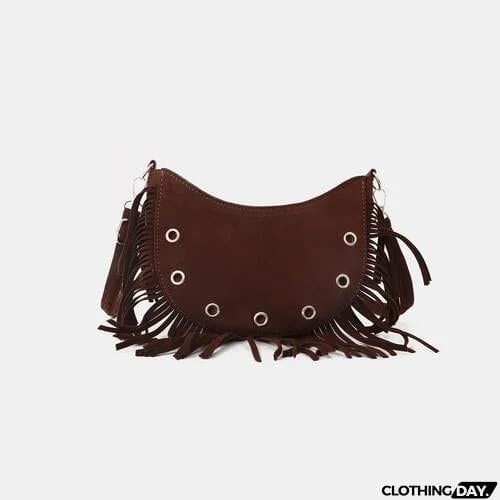 Fringe Detail Crossbody Bag