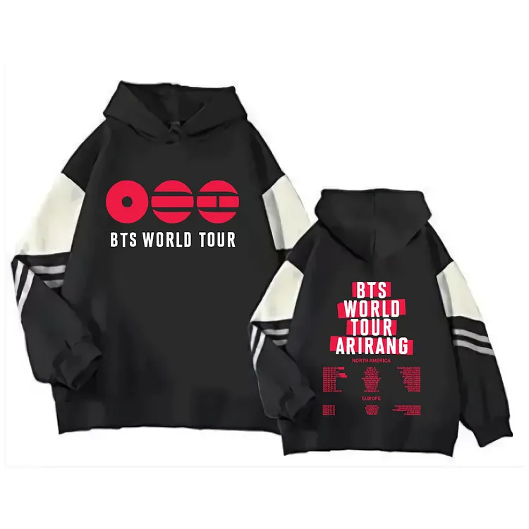 BTS Arirang World Tour Color-Block Hoodie