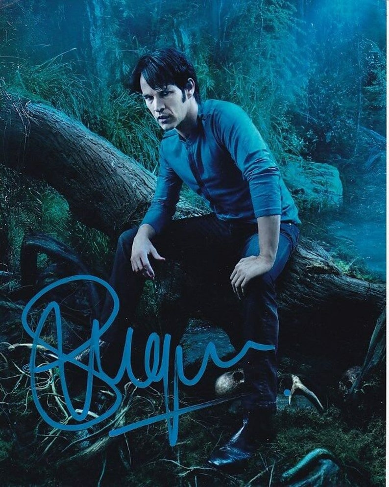 Stephen moyer signed autographed true blood bill compton Photo Poster painting