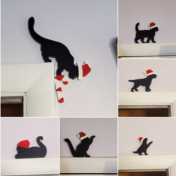 Cat Christmas Home Cat Decor-🔥Christmas Hot Sale 70% Off