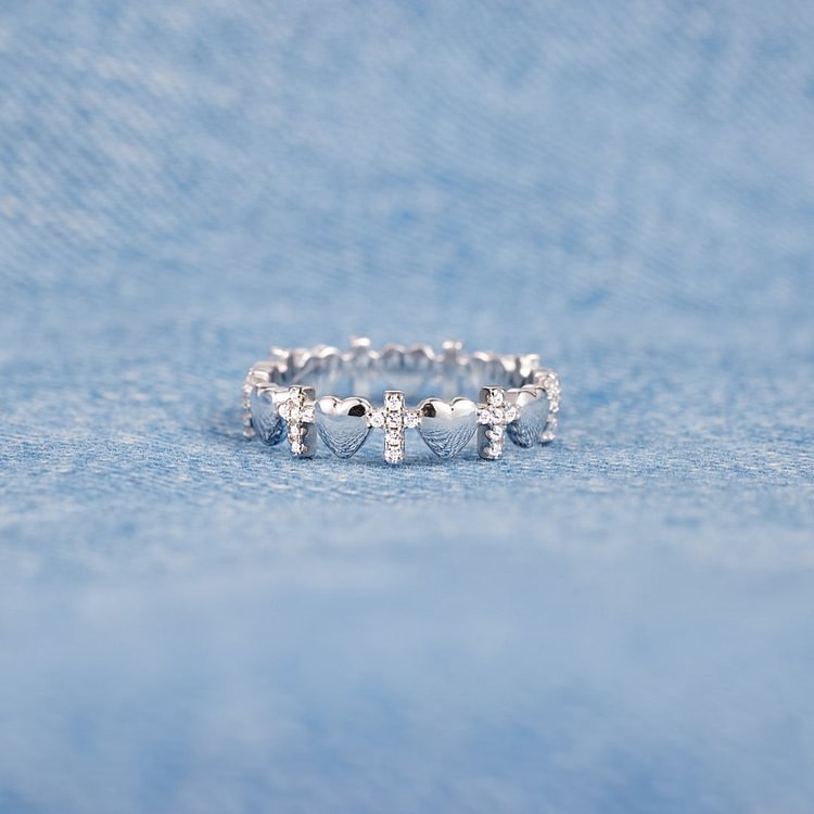 Pray Through It Heart Cross Band