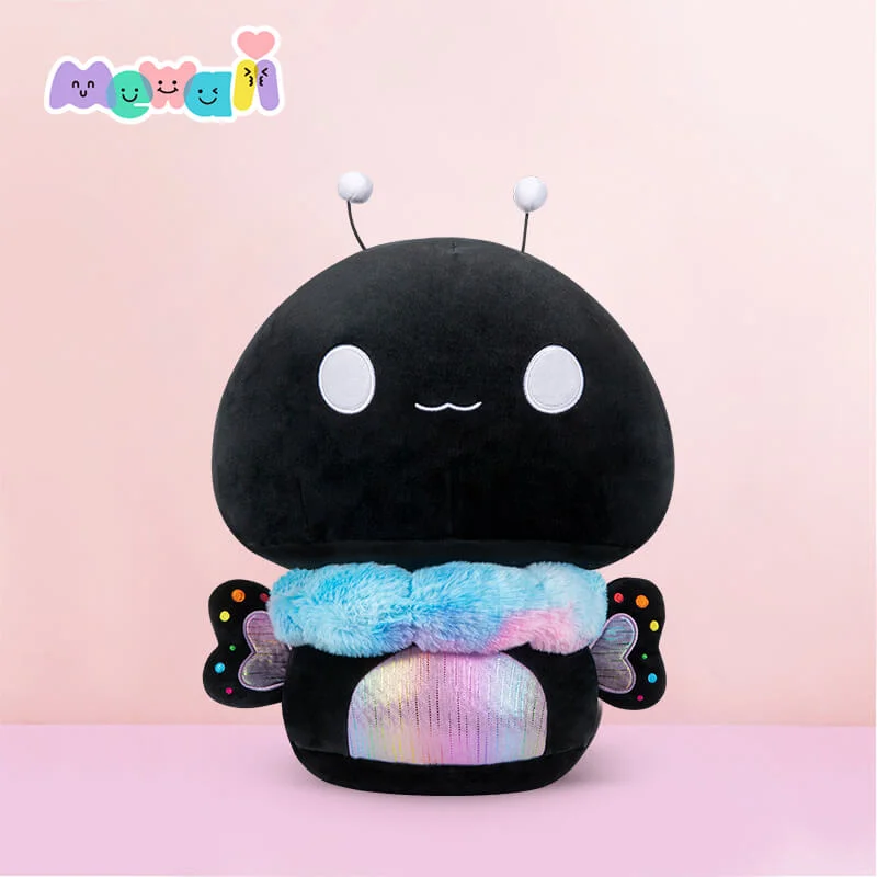 Mewaii Personalized Rainbow Butterfly Kawaii Plush Pillow Squishy Toy Mushroom Family For Gift