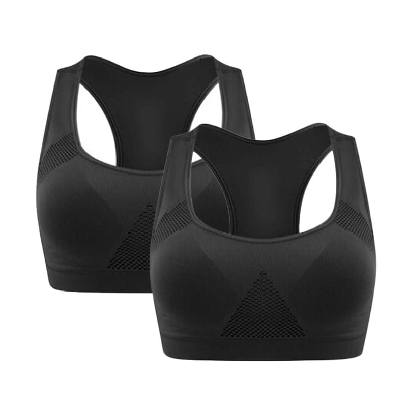 VEAMORS Absorb Sweat Seamless Sports Bras, Women Wirefree Padded Yoga Bra Underwear ,Athletic Vest Fitness Running Tank Tops