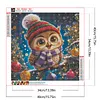 Diamond Painting -DIY Round Drill Christmas Owl(40x40cm)