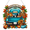 2Pcs citrouille voiture - 5d bricolage artisanat pendentif