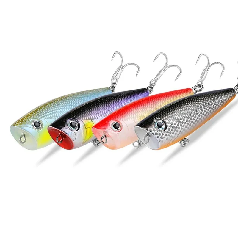 ASINIA Best price 4pcs each set 60mm 7g topwater professional fishing tackle Retail qulity fishing lure for pike and bass