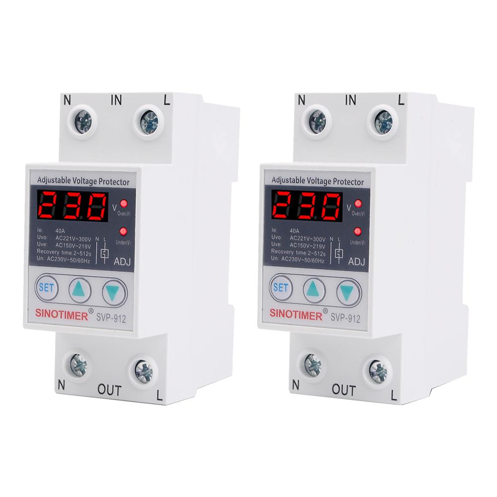 

SVP-912 Overvoltage Undervoltage Protective Device Reset Protector Relay, 63a, 501 Original