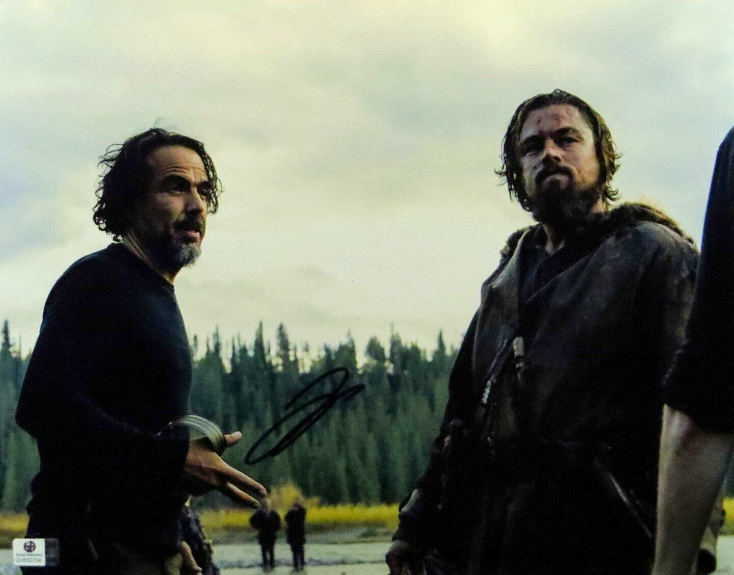 Leonardo DiCaprio Autographed 11X14 Photo Poster painting The Revenant on Set Oscar GV830704