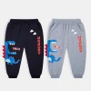 Kid Boy Cartoon Dionsaur Cotton Pockets Sports Pants