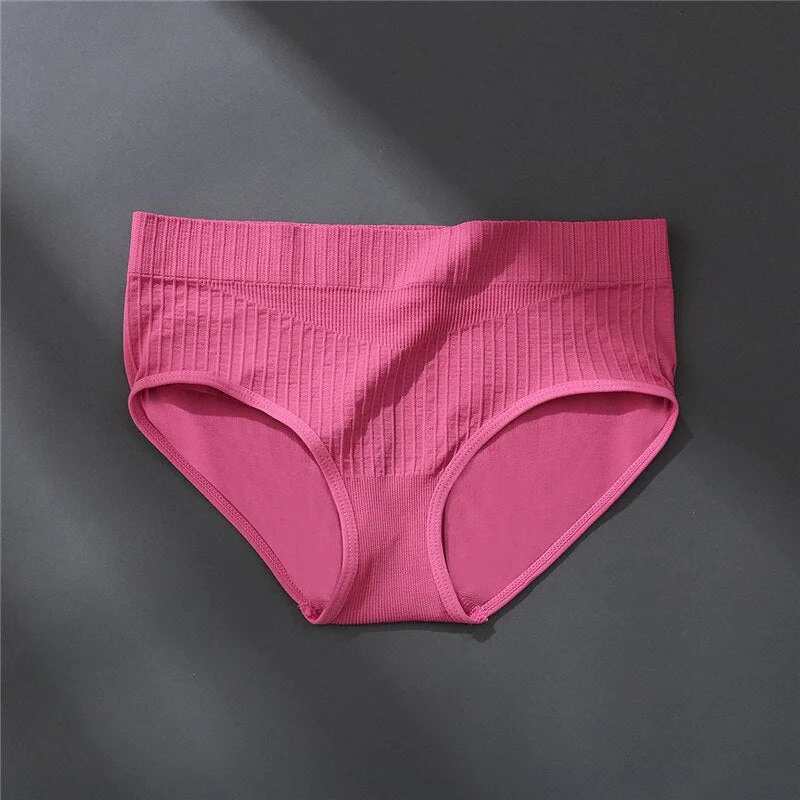M-2XL Fashion Women Underwear Seamless 8 Solid Colors Women Pantys High Waist Underpants For Ladies Comfort Sexy Women Briefs