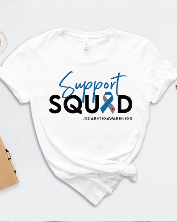 Diabetes Support Squad Shirts