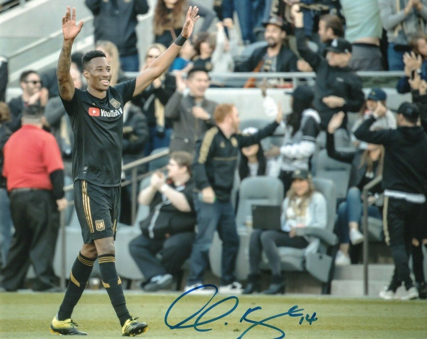 Los Angeles LAFC Mark Anthony Kaye Autographed Signed 8x10 MLS Photo Poster painting COA #1