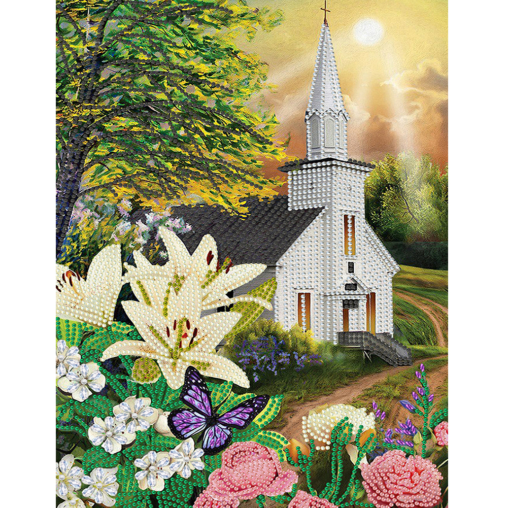 

Church - Special Shaped Diamond Painting - 30*40CM, 501 Original