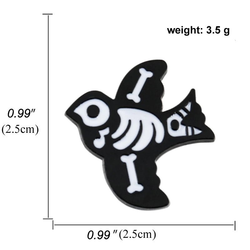Cartoon Style Pin Alloy Plating No Inlaid Unisex Brooches