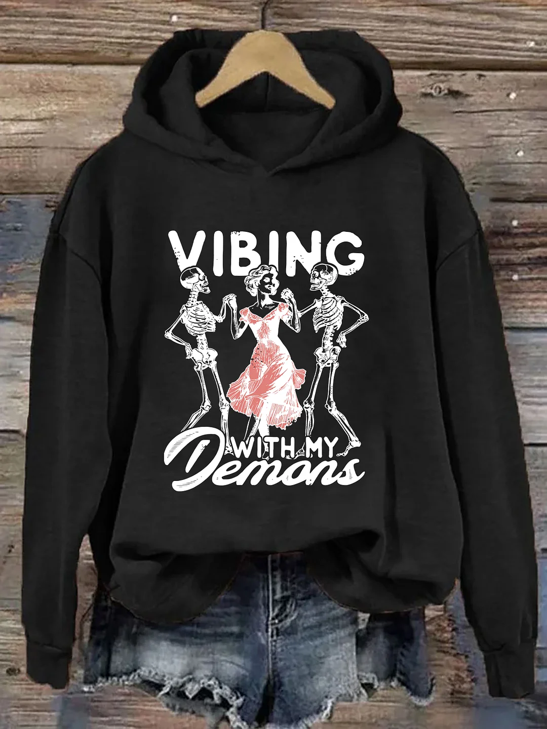 Vibing With My Demons Hoodie