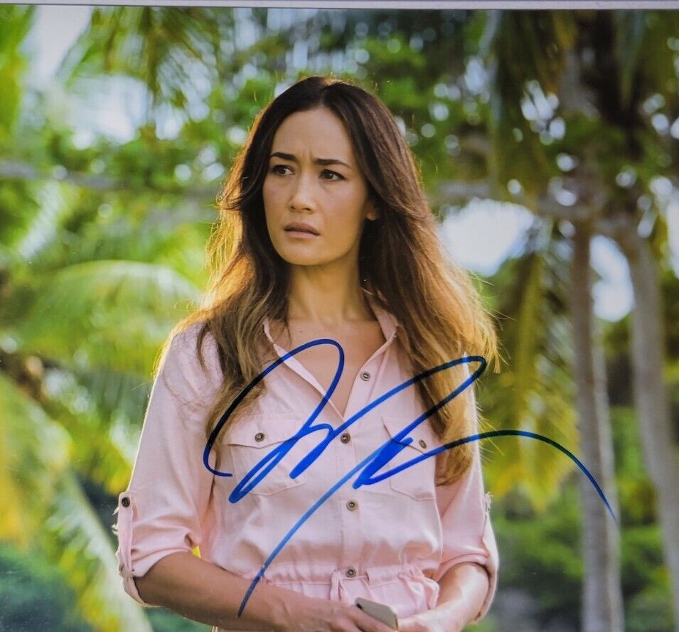 Maggie Q Authentic Autographed 8x10 Photo Poster painting w/ COA