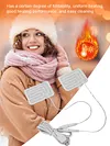 USB Heating Film Electric Foot Warmer 5V Graphene Heated Mat Foldable for Winter